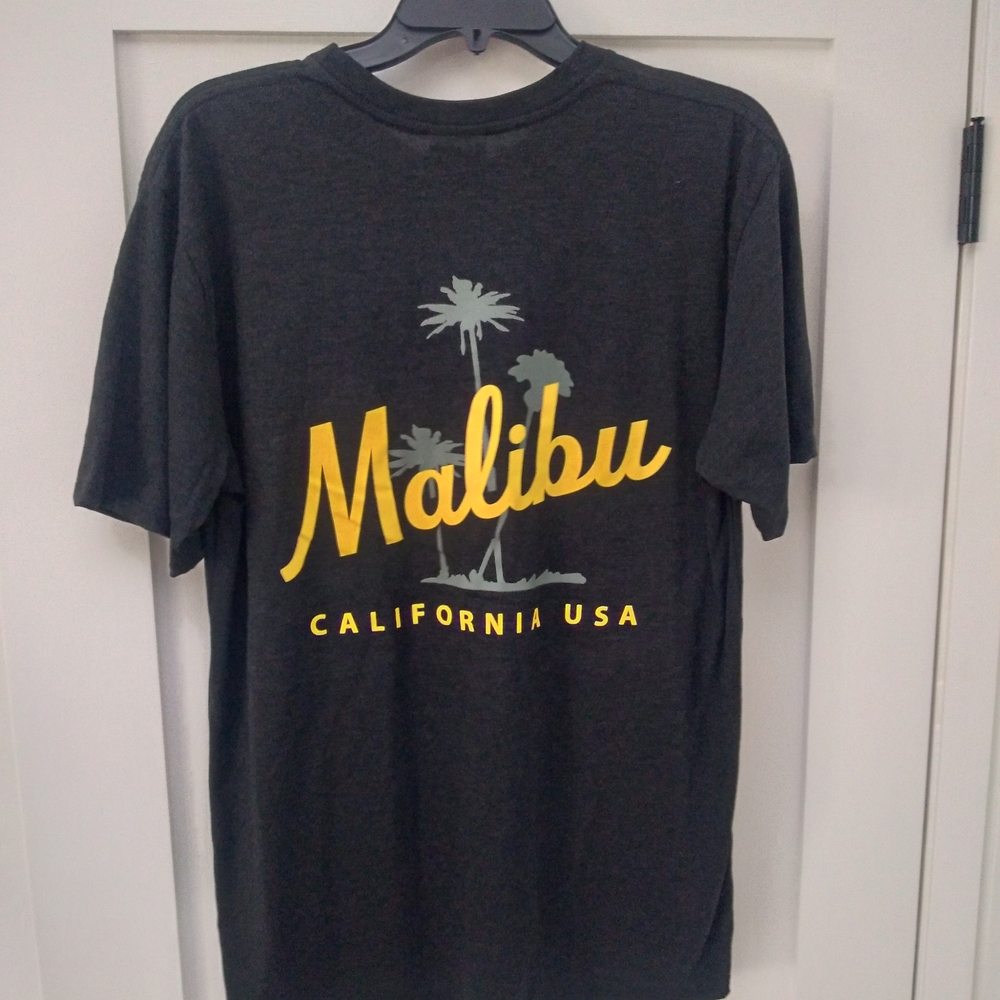 Malibu Men's Graphic Tee - Charcoal